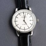 Vacheron Constantin Patrimony 9015 Movement 28800/H 41mm Italian Cowhide Leather Strap Silver Case Watch